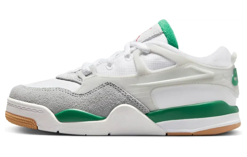 Jordan 4 RM “White / Neutral Grey / Wolf Grey / Pine Green” (FQ7936-103)