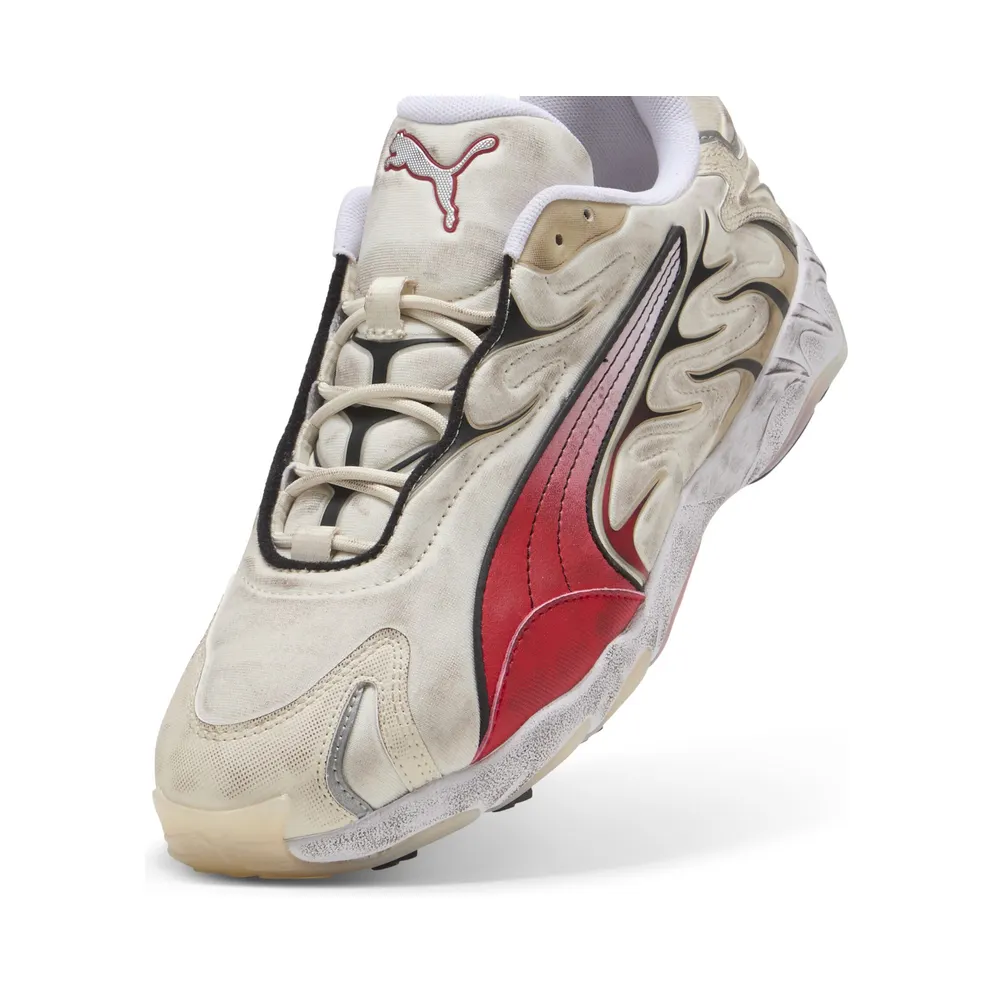Puma Inhale Distressed “Alpine Snow / For All Time Red” (404532_02)
