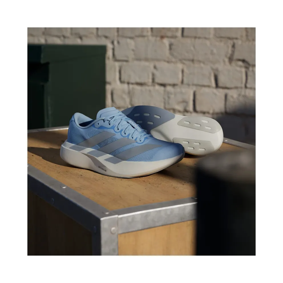 Adidas Adizero EVO SL Glow Blue / Silver Metallic / Cloud White (JS4453)