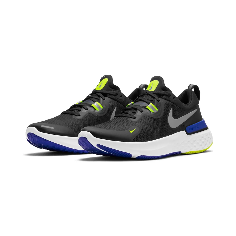 Nike React Miler Black Cyber Blue (CW1777-011)