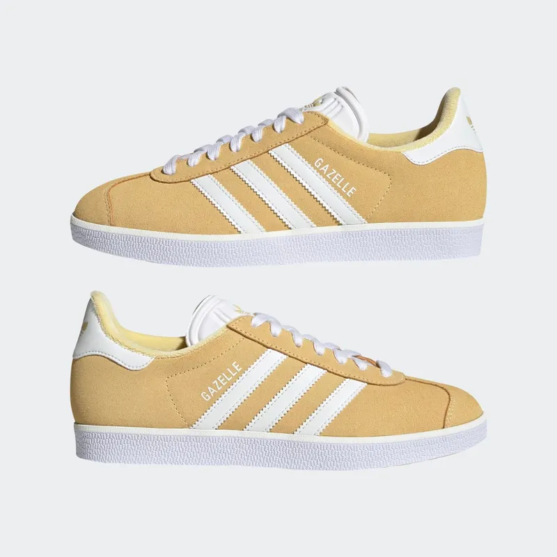 adidas Gazelle Orange Tint / Core White / Silver Metallic (GZ7683)