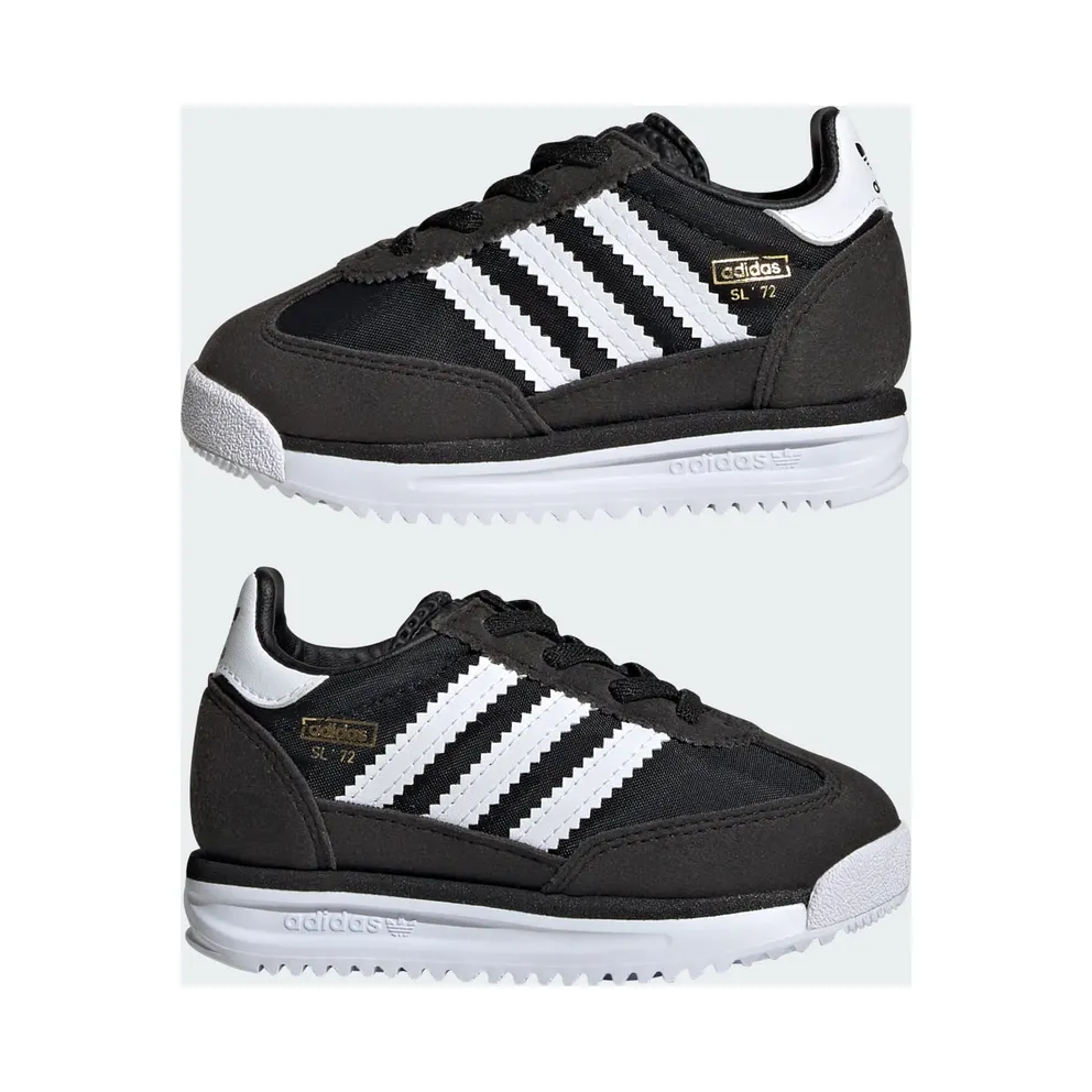 Adidas SL 72 RS Elastic Laces Kids Core Black / Cloud White / Blue (IH2978)