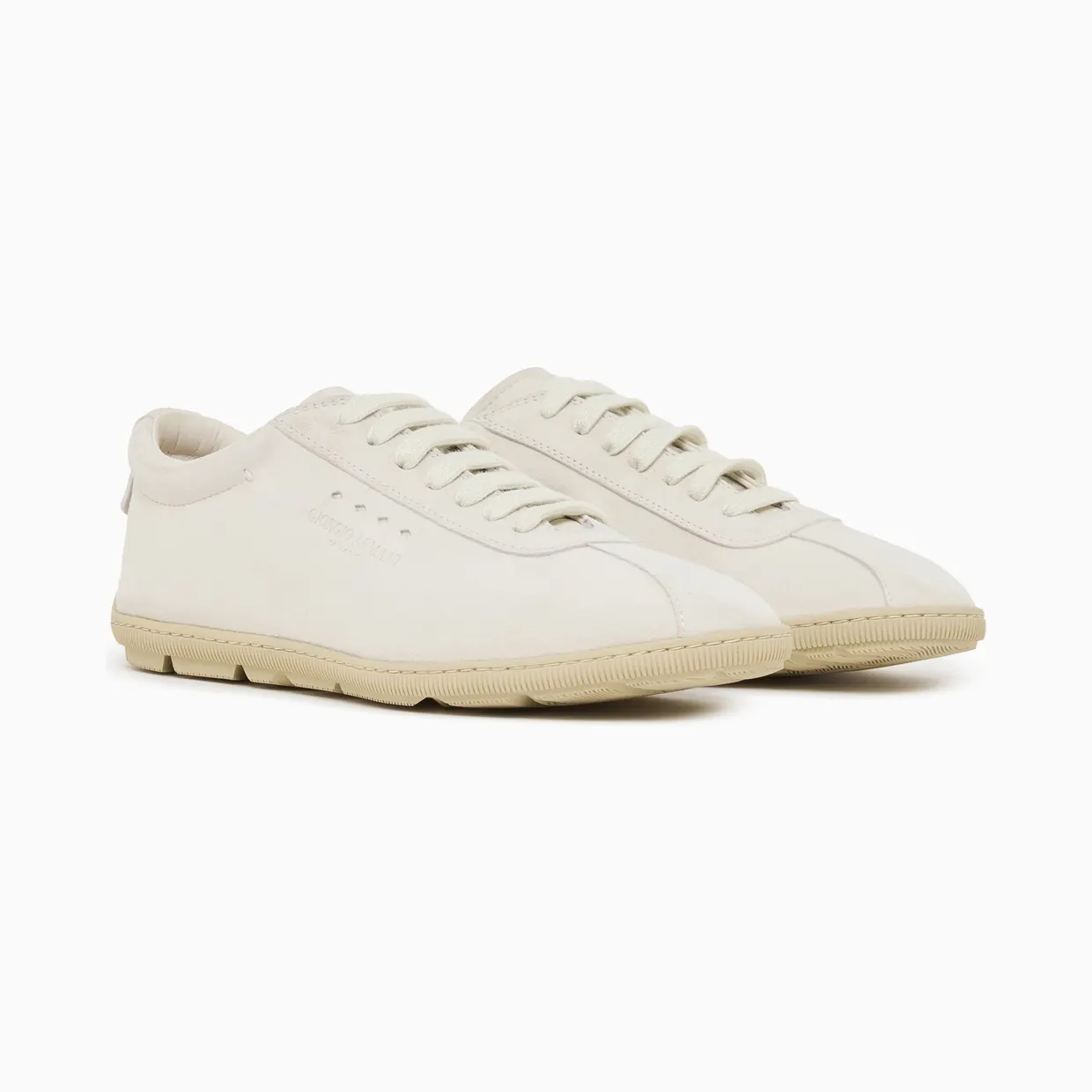 Armani Lace-Up In Velour Suede With Rubber Sole (GW003240-AF24997-U1112) (2)