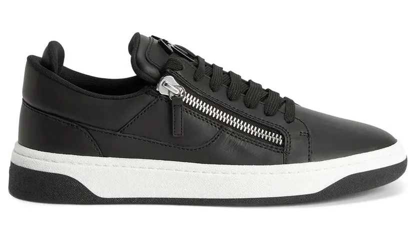 Giuseppe Zanotti GZ94 Sneakers mit doppeltem Reißverschluss – Schwarz (RM30035001)