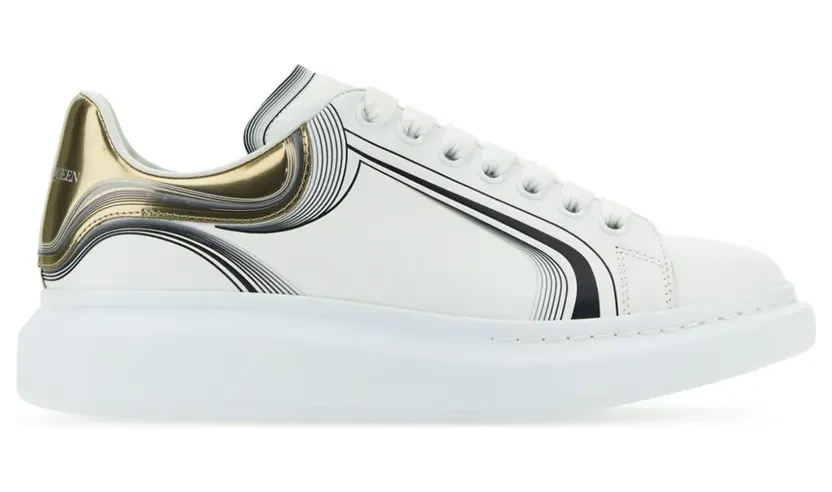 Alexander McQueen Oversized low-top sneakers – Wit (750336WIDJP)