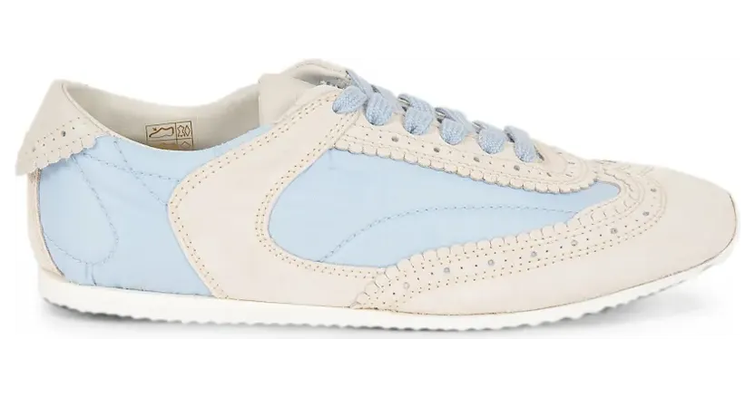 Ermanno Scervino Gewelfde met brogue detail “Blue” (D488Z400TRNZDB4686)
