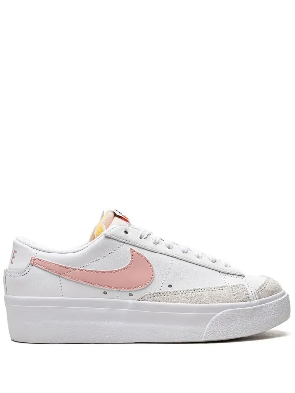 Nike Blazer Low White/Black sneakers with plateauzool – White (DJ0292)
