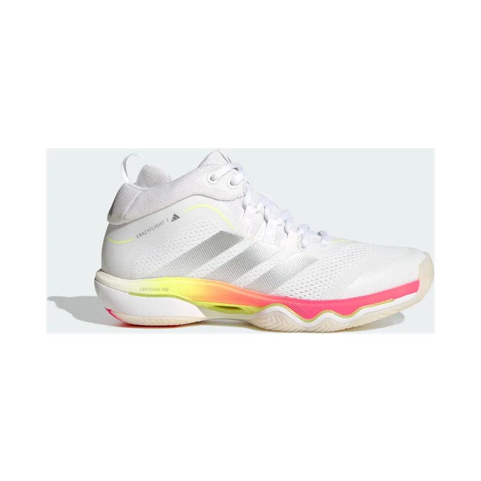Adidas CRAZYFLIGHT 7 Cloud White / Tech Grey Metallic / Solar Turbo (KJ5666)
