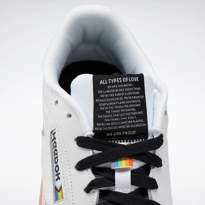 Reebok Club C Revenge Pride Shoes Cloud White / Cloud White / Core Black