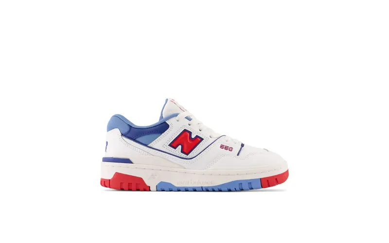 New Balance 550 White True Red Atlantic Blue (GSB550CH)