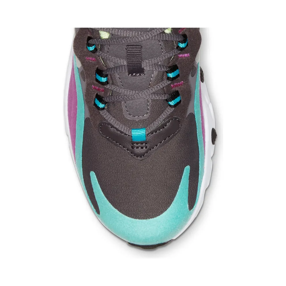 Nike Air Max 270 React Gunsmoke Aurora (GS) Gunsmoke/Aurora/Hyper Violet (BQ0103-007)