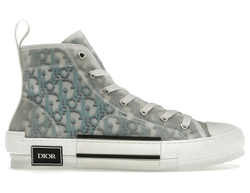 Dior B23 High Top Blue Oblique Pixel (3SH118YTG H165)