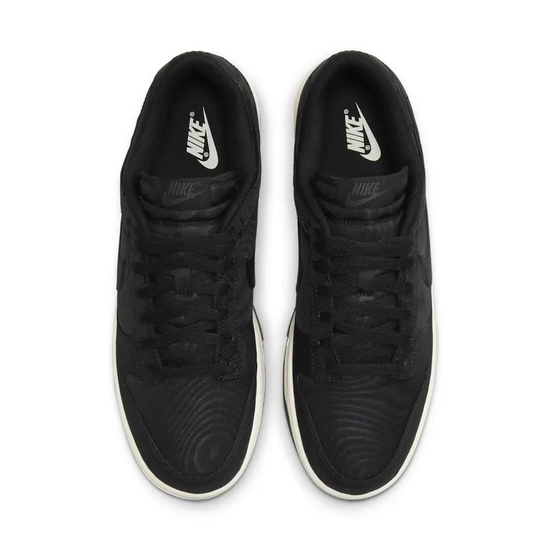 Nike Dunk Low Retro PRM “Black Canvas” (DV7211-001)