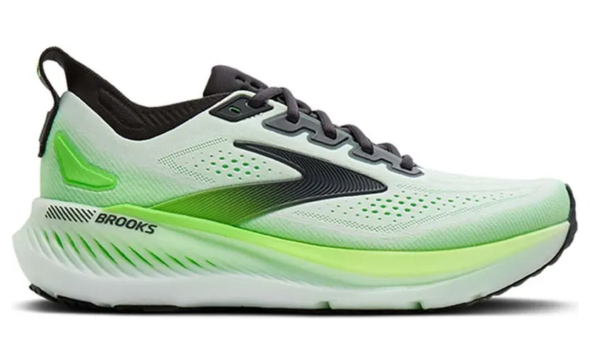 Brooks Glycerin GTS 23 M Mannen White / Phantom / Green Gecko