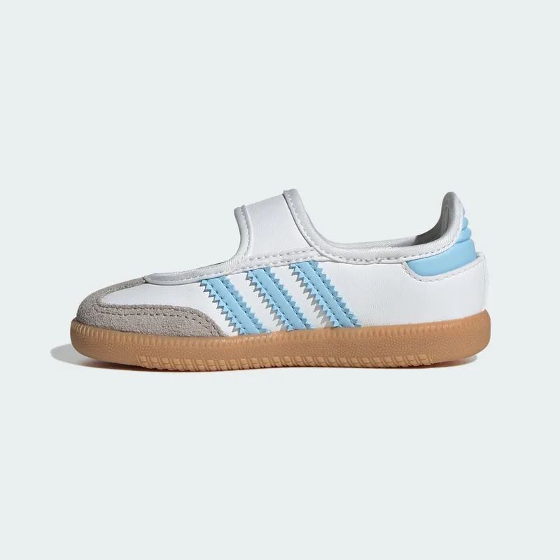 Adidas SAMBA JANE Shoes Cloud White / Clear Sky / Gum (JQ9322)
