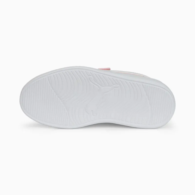PUMA Courtflex V2 Kids’ Almond Blossom/White (371543-25)