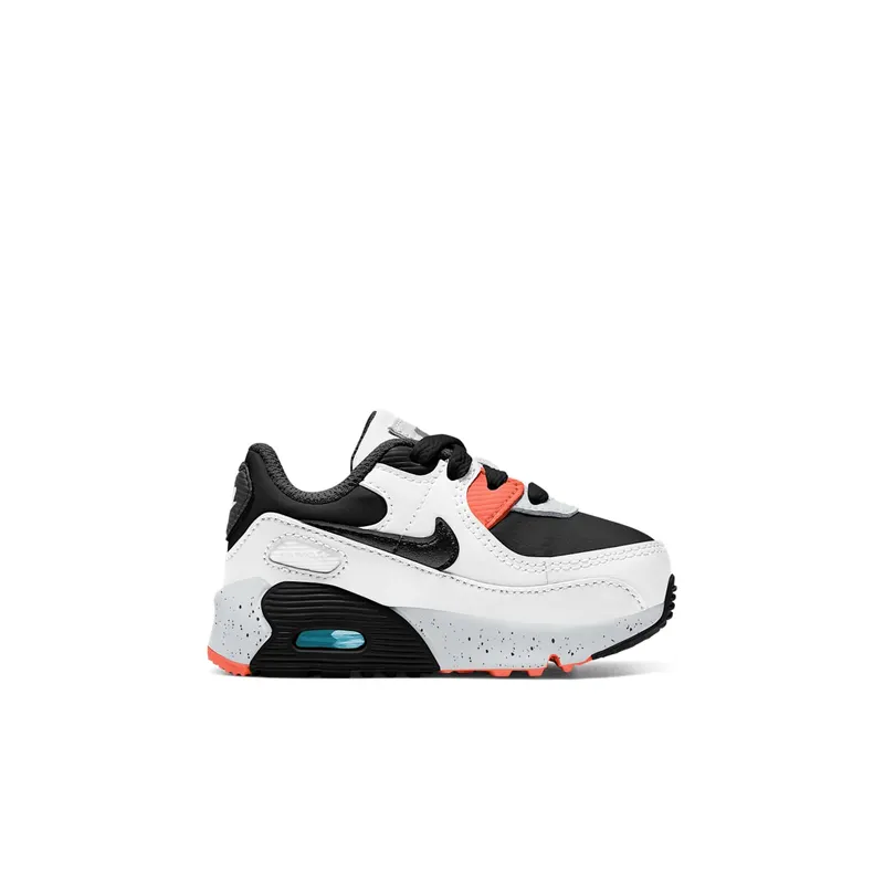 Nike Air Max 90 White Black Orange (TD) (CD6868-110)