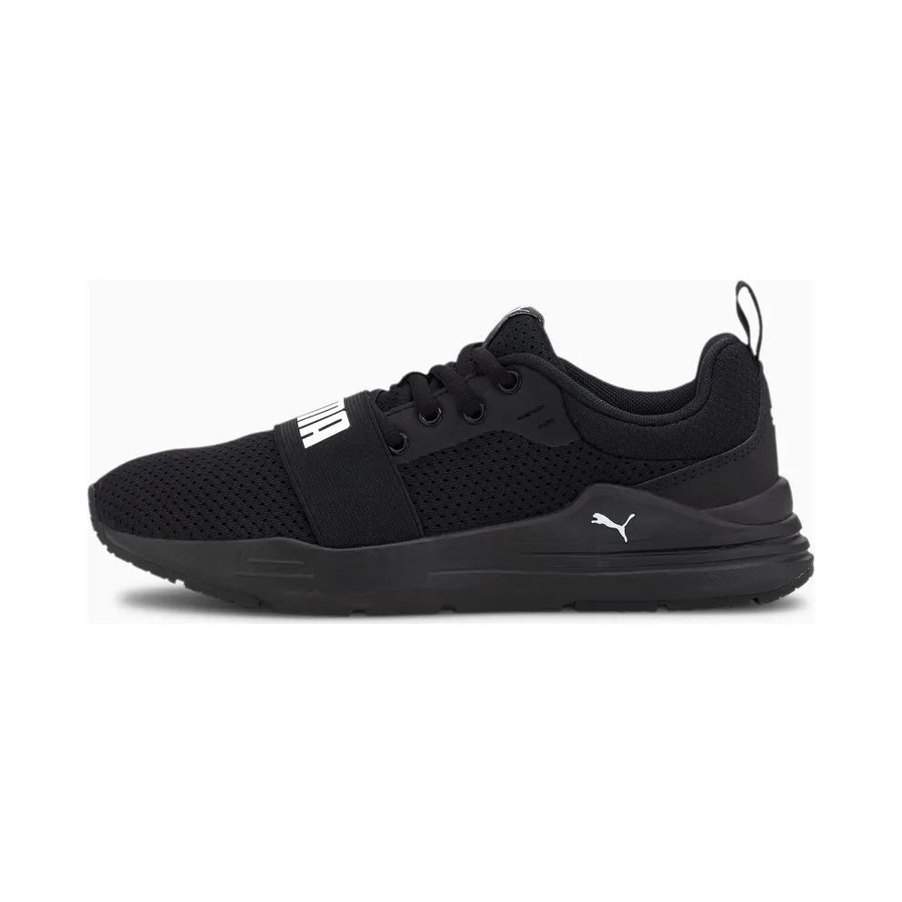 PUMA Wired Run Youth Black/White (374214-01)