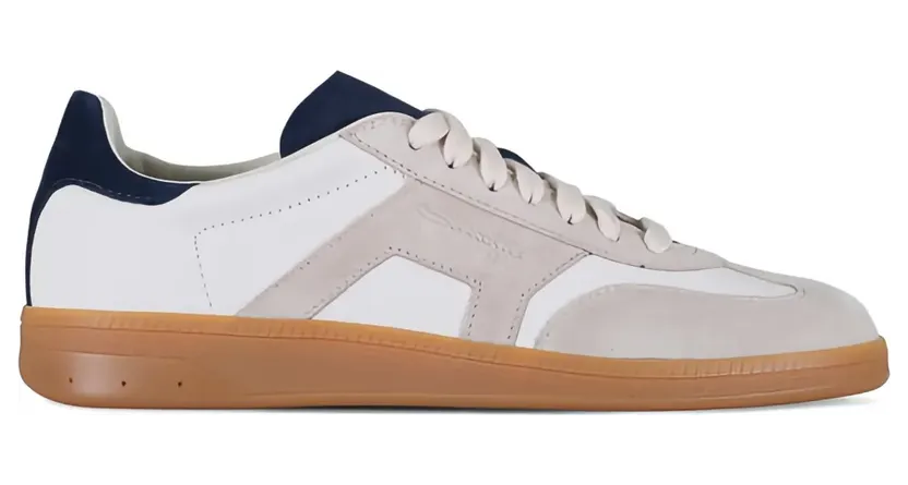 Santoni Olympic Sneakers mit Einsätzen – Weiß (DBSOLYMPD12EFRI60)