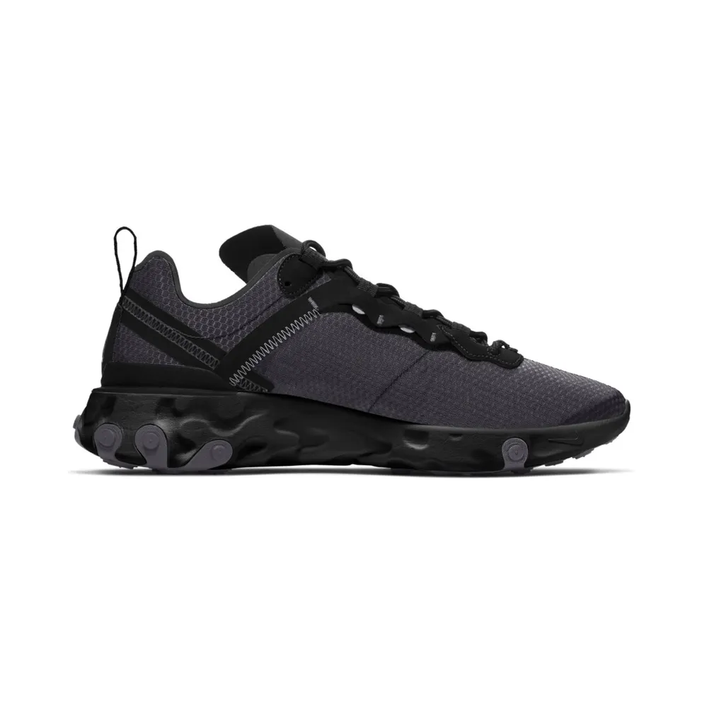 Nike React Element 55 SE “Black / Dark Grey” (CI3831-001)
