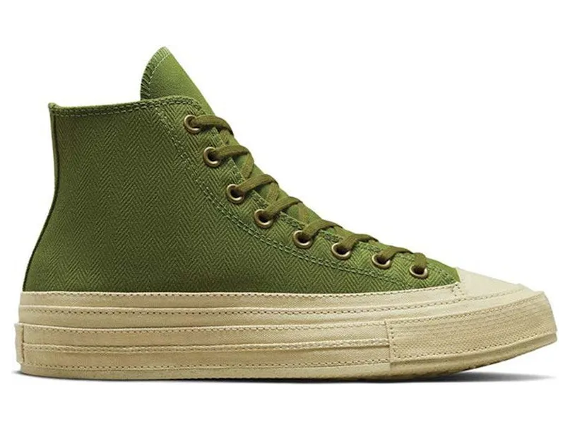Converse Chuck Taylor All Star 70 Hi Herringbone Grassy Green (A03661C)