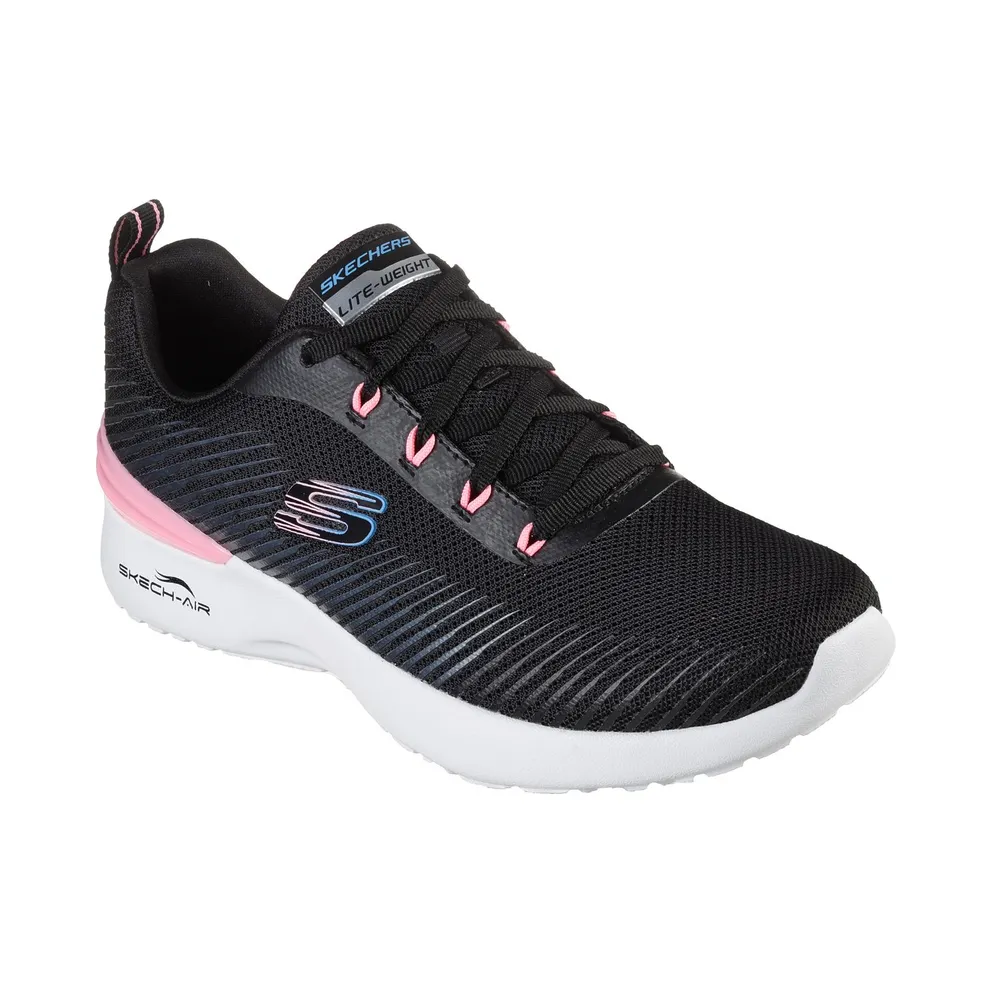 Skechers Skech-Air Dynamight “Luminosity Sneaker Black / Pink” (149669BKPK)