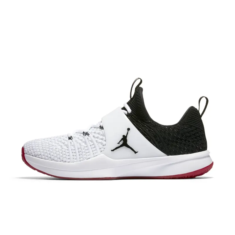 Jordan Trainer 2 Flyknit White Black Red White/Black-Gym Red (921210-101)