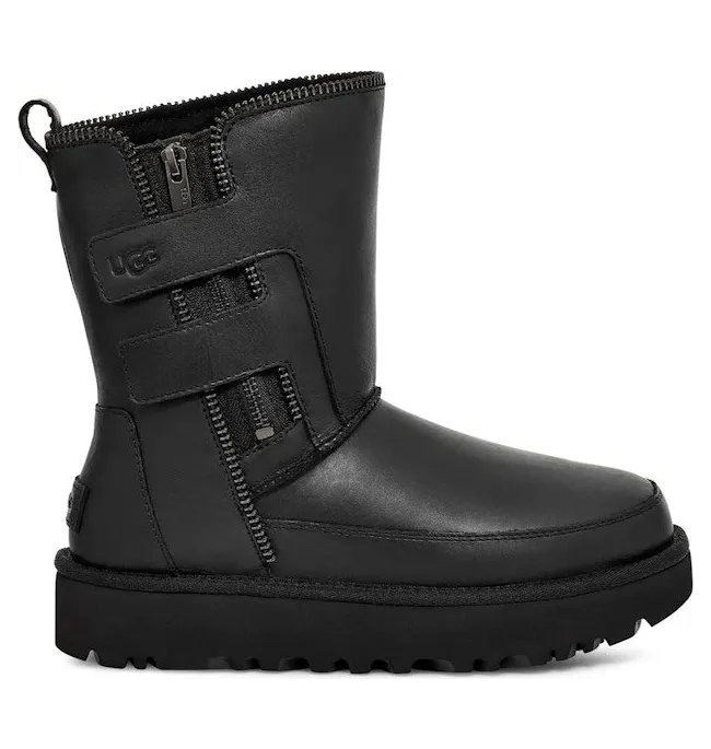 UGG Classic Short Moto Boot Black (1164710-BLK)