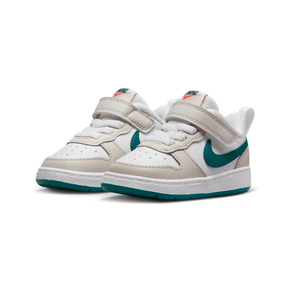 Nike Court Borough Low 2 TD ‘Phantom’ “Phantom / White / Total Orange / Bright Spruce” (BQ5453-017)