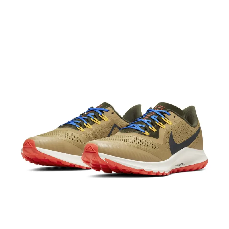 Nike  Air Zoom Pegasus 36 Trail Beechtree Beechtree/Cargo Khaki-Bright-Crimson-Off-Noir (AR5677-200)
