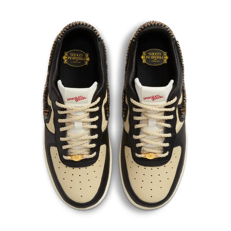 Nike Air Force 1 Low x Premium Goods Black/Sand/Sail/Multi-Colour (DV2957-001)