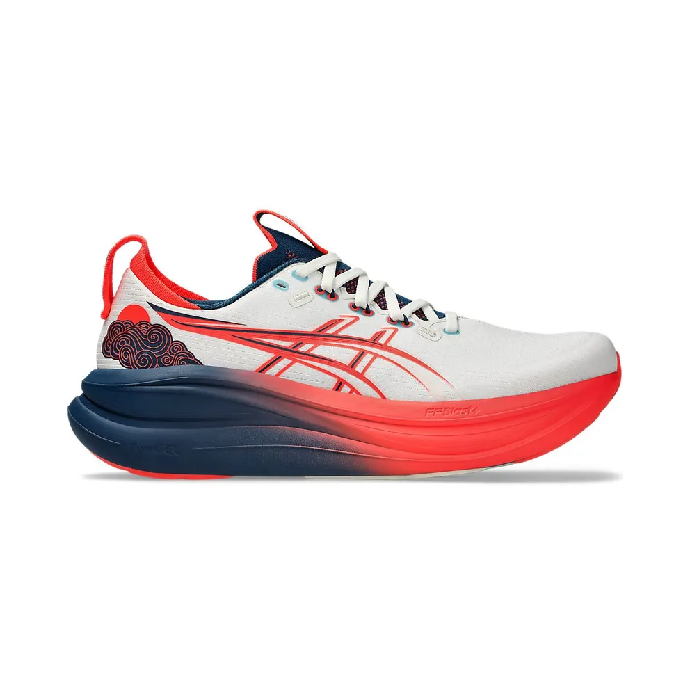 ASICS GEL-NIMBUS 28 IRN “Cream / Flash Coral” (1013A210-100)