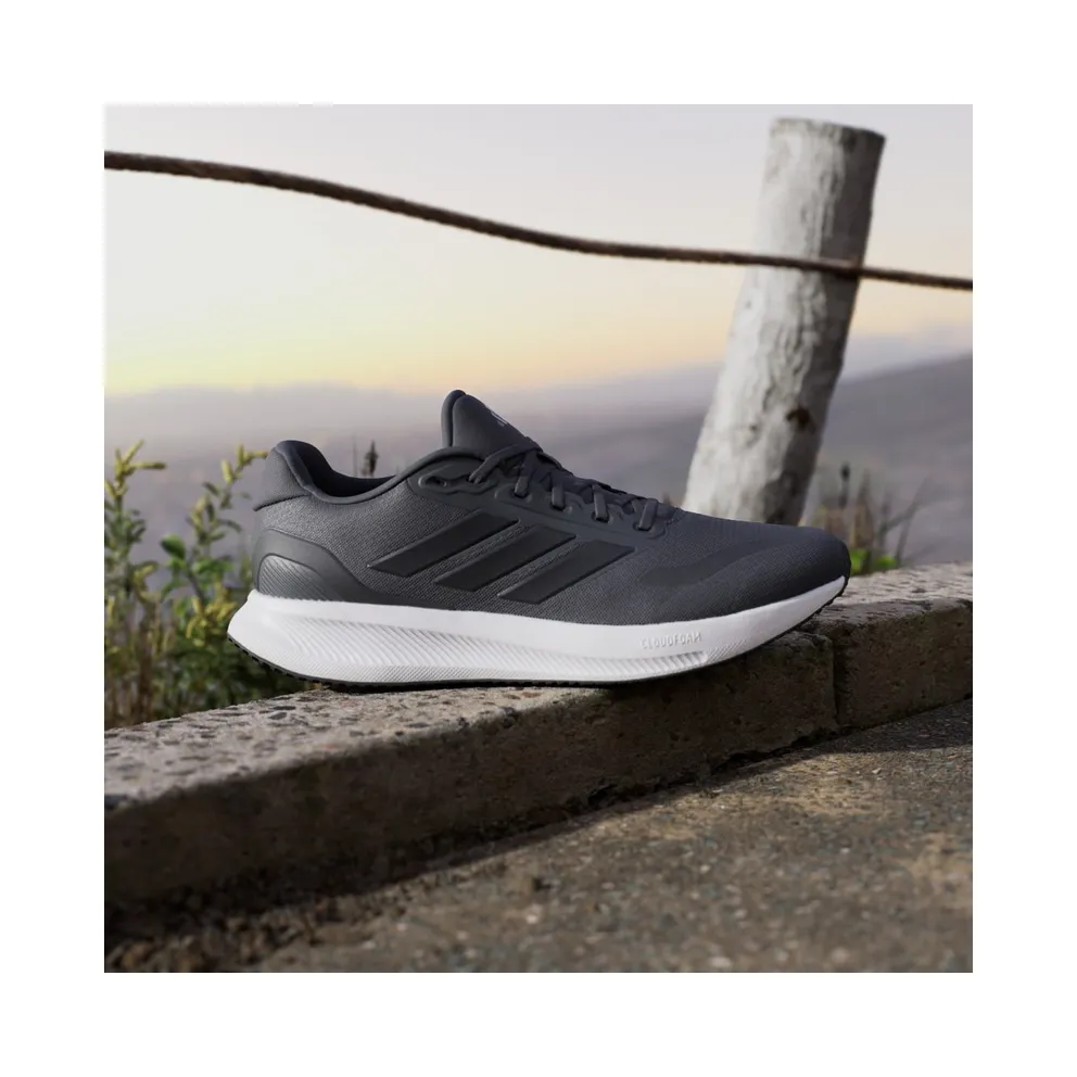 Adidas Runfalcon 5 Running Shoes Grey Six / Core Black / Cloud White (IE8819)