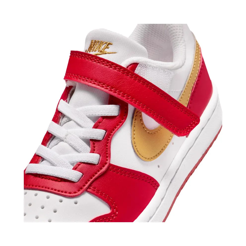 Nike Court Borough Low Recraft White University Red Gold (DV5457-137)
