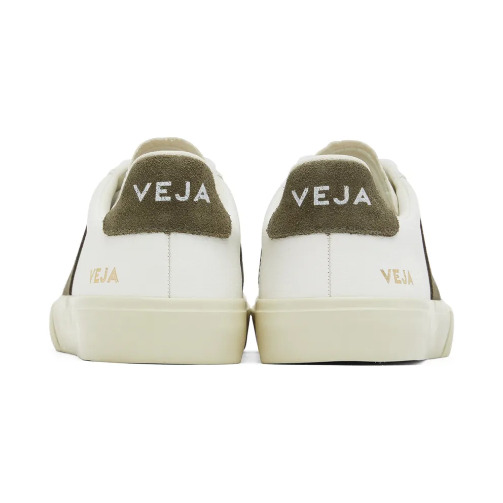 Veja White & Khaki Leather Campo (CP0502347)