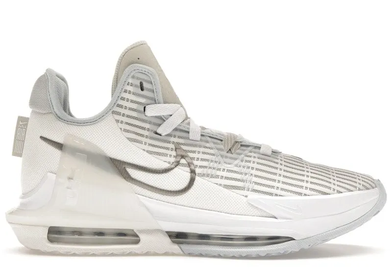 Nike LeBron Witness 6 Summit White Metallic Pewter (CZ4052-102)