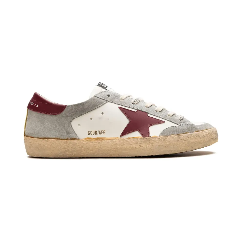 Golden Goose Super-Star Penstar White/Ice/Bordeaux – White (GMF00108F005074)