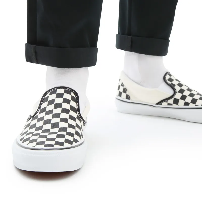 VANS Checkerboard Slip-on Skateschoenen White (VN0A5FCAAUH)