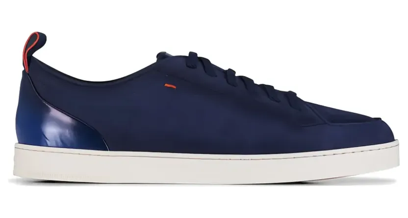Santoni Sneakers aus Wildleder – Blau (MONTECARLOAFEHU59)