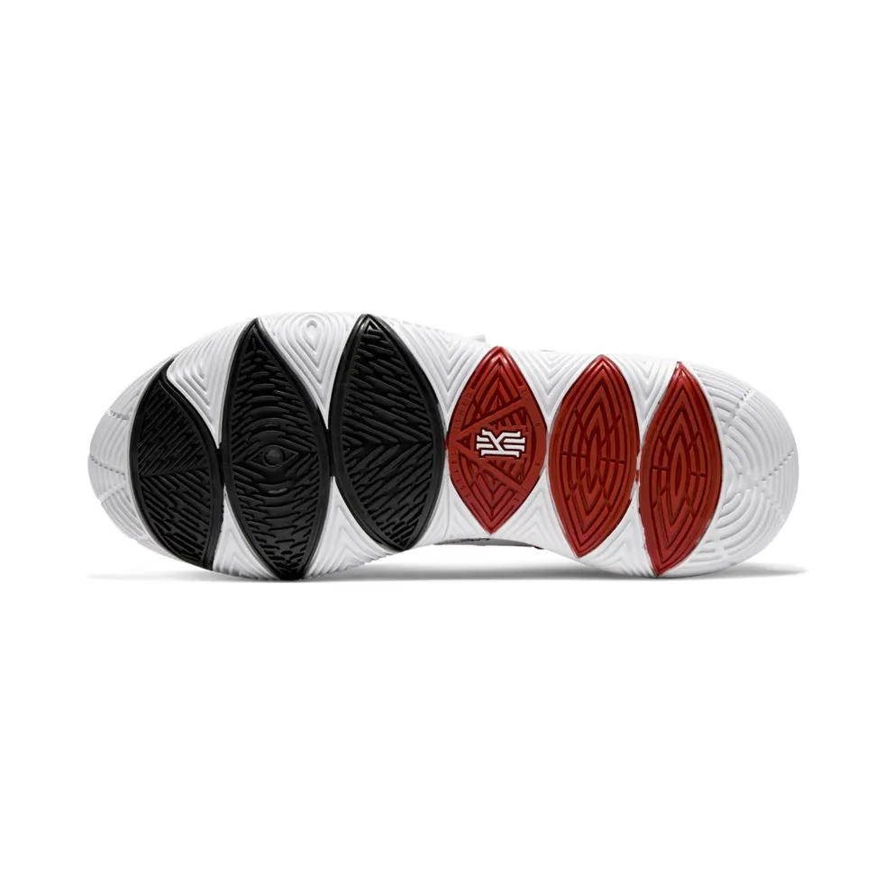 Nike Kyrie 5 Sneaker Room Mom White White/Red-Black (CU0677-100)