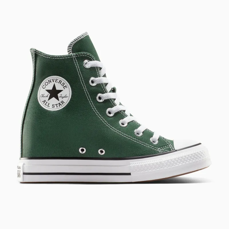 Converse Chuck Taylor All Star Classic Wedge Platform Green Envy/White/Black (A14262C)