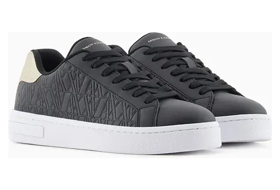 Armani Exchange Armani sneaker Black / Pale Gold (XDX165XV891T78041)