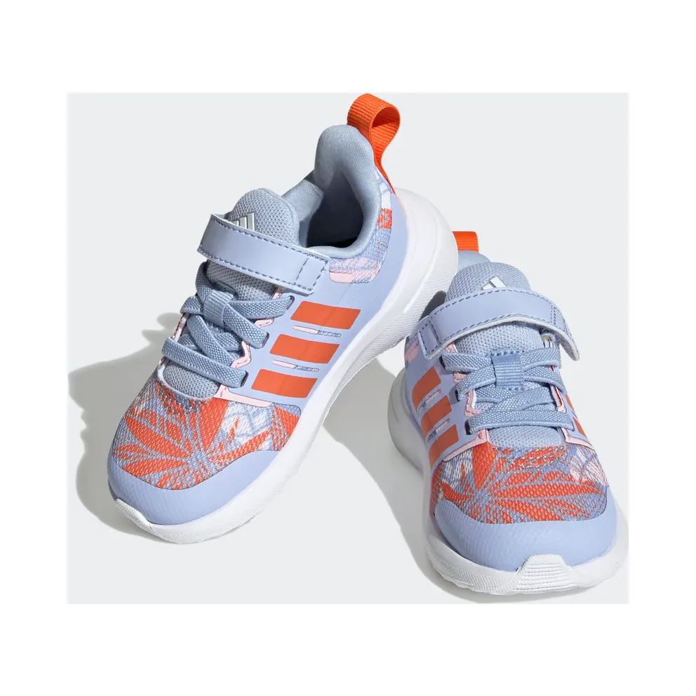 Adidas adidas x Disney FortaRun 2.0 Moana Cloudfoam Sport Running Elastic Lace Top Strap Blue Dawn / Semi Impact Orange / Clear Pink (HP8998)