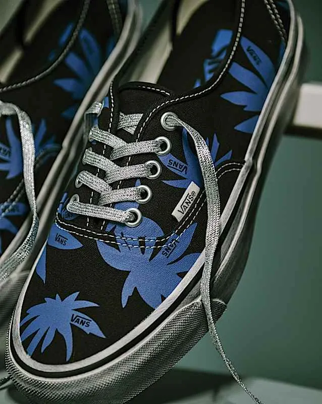 Vans Premium Authentic “Archive Palms Black Blue” (VN000DB8CJI)