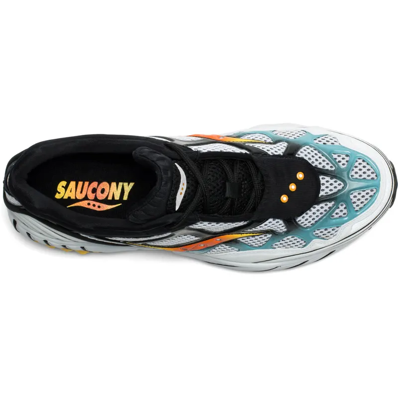 Saucony Grid Web White Multi White/Grey/Blue (S70466-1)