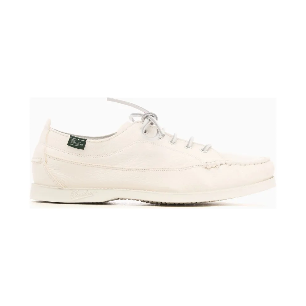 Paraboot Malibu Marine Blanche Shoes for Men (92450)