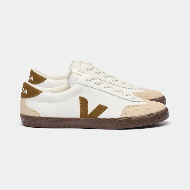 Veja VOLLEY LEATHER WHITE TENT BARK – “White” (VO2003720A)