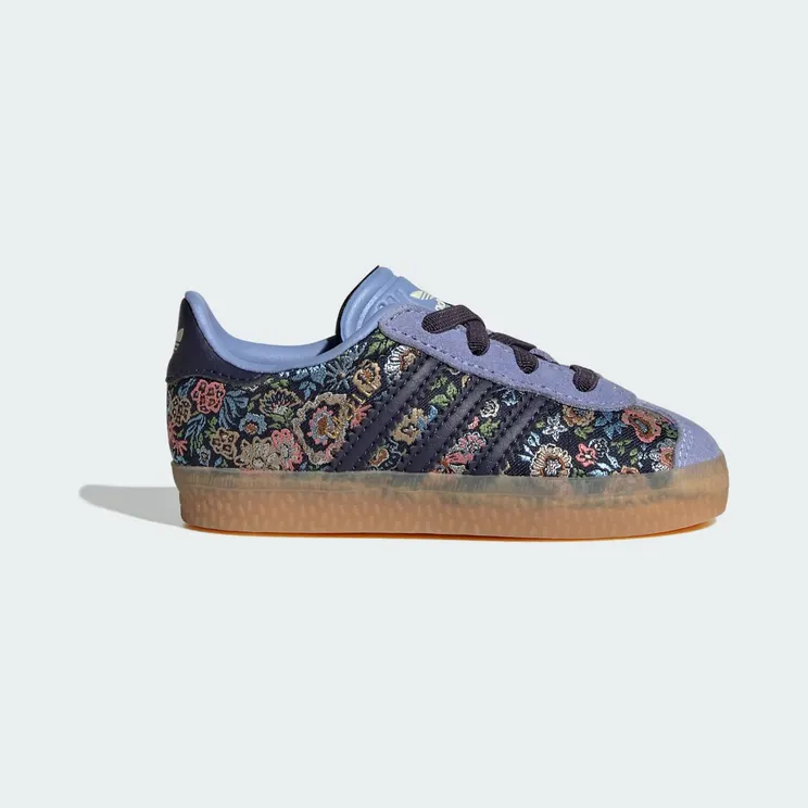 Adidas Gazelle x Liberty London Comfort Closure met Elastische Veters Kids Gum (JH5208)