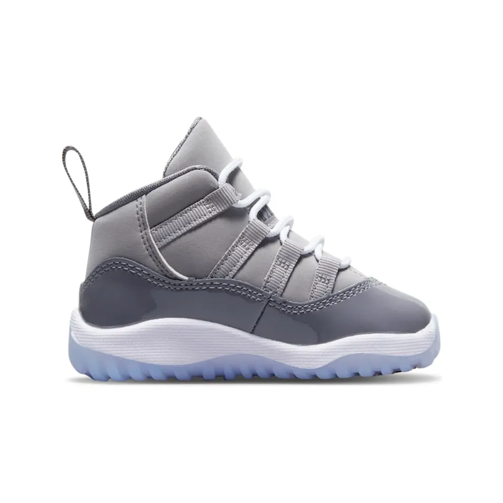 Air Jordan 11 Cool Grey (TD) – “Medium Grey / Multi-color / Multi-color” (378040-005)