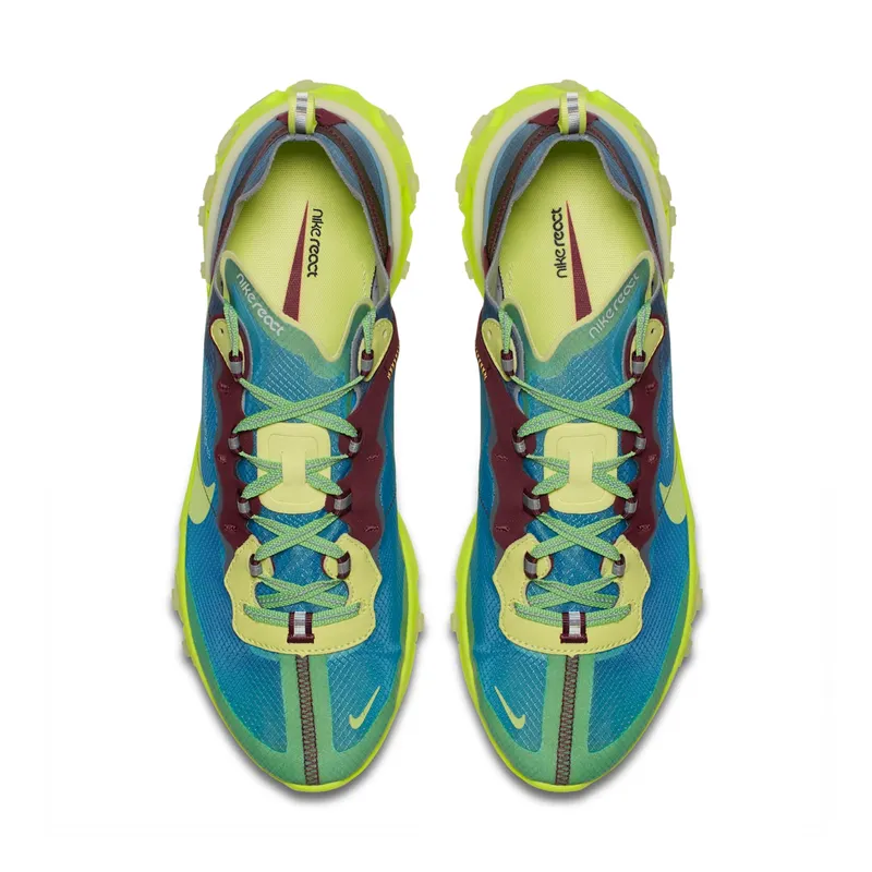Nike x Undercover React Element 87 Electric Yellow (2018) (BQ2718-400)